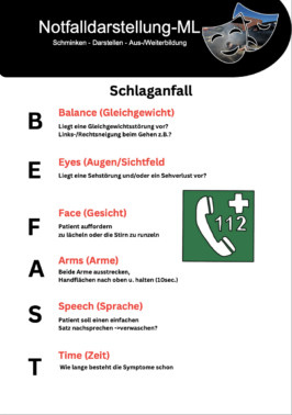 Druckdatei Erkennung Schlaganfall